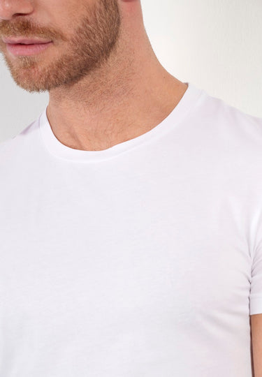 401330 Supreme Cotton Tee-Shirt Crew Neck - 0003 White